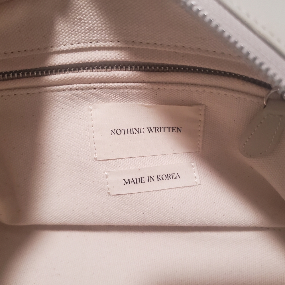 NOTHING WRITTEN - Classic Leather Golf Bag In "Off White" - Picture 10 of 11
